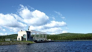 Comerford hydroelectric station on the Connecticut River