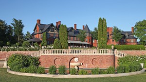 Inn at Shelburne Farms gardens and restaurant guests during a past season