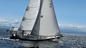 The Pathfinder sailing on Lake Champlain