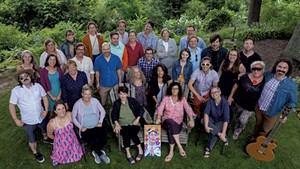 Back row, from left: John James, Michelle Brown, Melissa Pasanen,Robyn Birgisson, Kirsten Thompson, Logan Pintka, Jordan Adams, Ken Picard, Elizabeth M. Seyler, Kevin McCallum, Candace Page, Frank Smecker, Michael Bradshaw, Jeff Baron, Jordan Barry, Chris Farnsworth, Diane Sullivan, Colby Roberts
Middle row: Marcy Carton, Dan Bolles, Matt Weiner, Sasha Goldstein, Carolyn Fox, Don Eggert
Kneeling: Sally Pollak, Anne Wallace Allen
Front row: Katie Hodges, Corey Grenier (the day before her due date), Pamela Polston, Paula Routly, Cathy Resmer
Missing: Derek Brouwer, Chelsea Edgar, Colin Flanders, Courtney Lamdin, Alison Novak, Mark Johnson, Emily Hamilton, Margot Harrison, Katherine Isaacs, Mary Ann Lickteig, Martie Majoros, Bryan Parmelee, Matthew Roy, Eva Sollberger