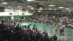 A 2017 school wrestling tournament in Springfield
