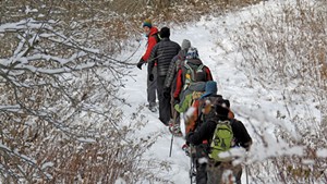 A snowshoe tour with Umiak Outdoor Outfitters