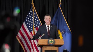 Gov. Phil Scott delivering the State of the State