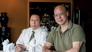 Eddie Lee (left) and Ting Ng in April 2019