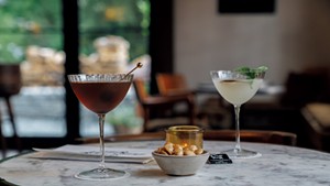 Cocktails at Au Comptoir