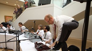 Boston Typewriter Orchestra performing in 2011
