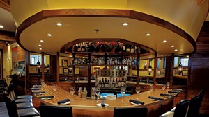 The new wine bar at the Windjammer Restaurant