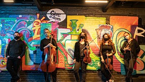 Matt LaRocca (far left) with the Jukebox Quartet