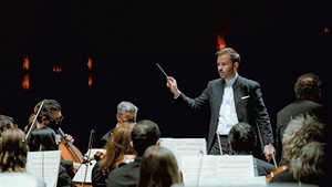 Andrew Crust conducting the VSO
