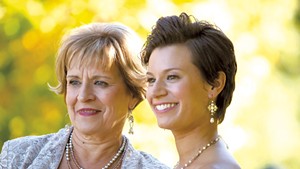 Cassandra Johnston (right) with her mom, Susan Duchnycz