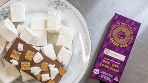 Haute &amp; Heady S'mores Bliss Bar with locally made marshmallows from Nomadic Kitchen