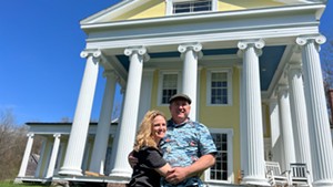 Amber Naramore and Adam Townley-Wren at their home, Historic Brookside