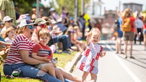 Excitement at the Vergennes Memorial Day parade