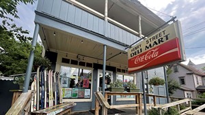 Henry Street Deli's front porch