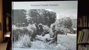 Vermont Female Farmers book cover featuring Liz Guenther of Three Cow Creamery