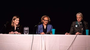 From left: Karen Paul, C D Mattison and Joan Shannon