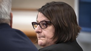 Eva Vekos in court