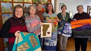 Members of the Champlain Valley Quilt Guild