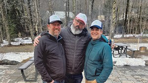 From left: Adam Shirlock, Rob Karmin and Justin McCarthy of Lot Six Brewing