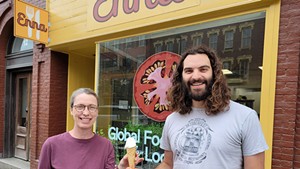 Shannon Bates of Enna and Alec Long, former owner of Chill Vermont Gelato