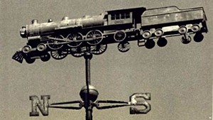The antique weather vane stolen from a train station in White River Junction in 1983