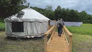North Branch Nature Center yurt