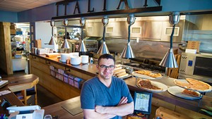 Bogdan Andreescu at Jr's Original in Winooski in 2019