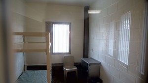 A cell in Northwest State Correctional Facility