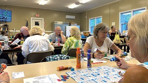 Bingo night at the Gilman Senior Center