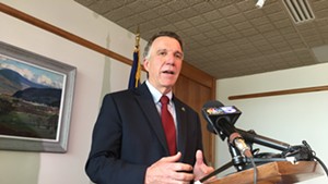 Governor Phil Scott at his Friday press conference