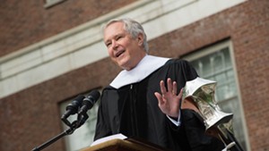 James Fallows gives the commencement address at UVM Sunday morning.