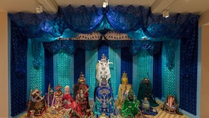 Gallery view of Cuban Santer&iacute;a birthday altar by William Zapata.