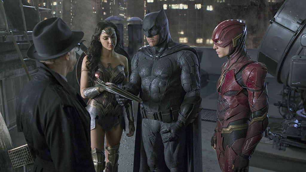 GLOWER POWER Affleck takes pointers on lightening up from Gadot and Miller in Snyder’s superhero-franchise builder.