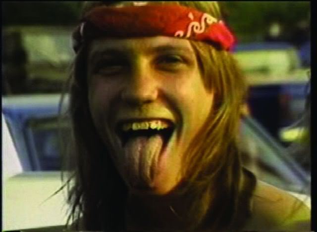 One of the many happy, drunk interviewees in "Heavy Metal Parking Lot" - FACTORY 515