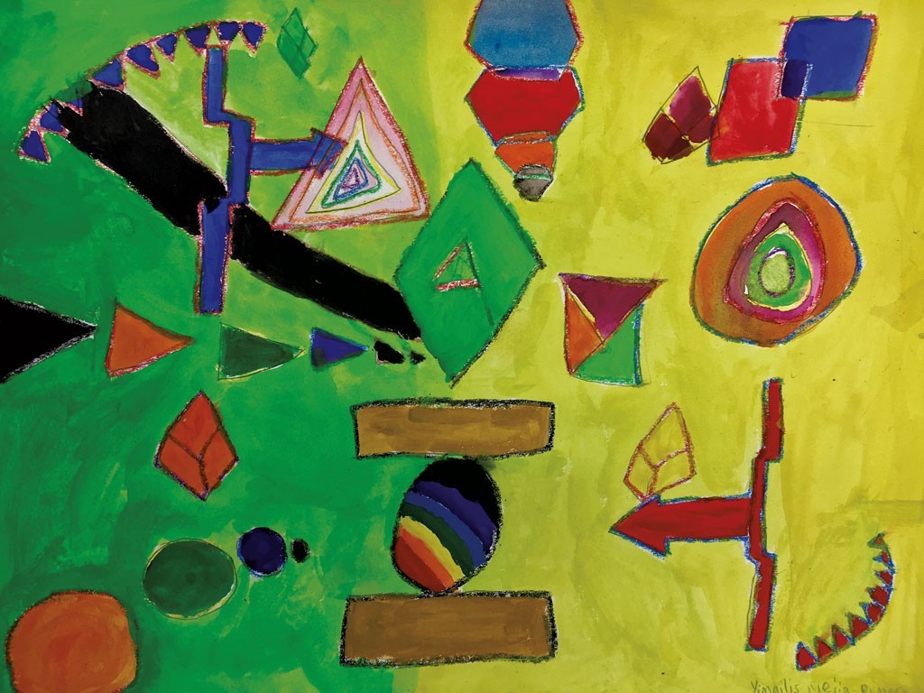 Abstract Art in Grade Three | ART LESSONS FOR KIDS