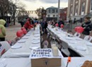 Empty Shabbat Table on Church Street Honors Israeli Hostages Held in Gaza