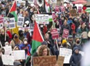 Hundreds Gather in Montpelier to Protest War in Gaza