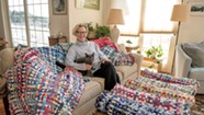 A Mental Health Counselor Finds Stress Relief in Turning Old Clothes Into Floor Coverings