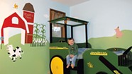 Habitat: Farm-Themed Bedroom With Tractor Bed