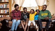 Family Portrait: Akol, Martha, Deng, Adut and Ngong