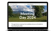 A Nonpartisan Website Provides Town Meeting Candidate Info