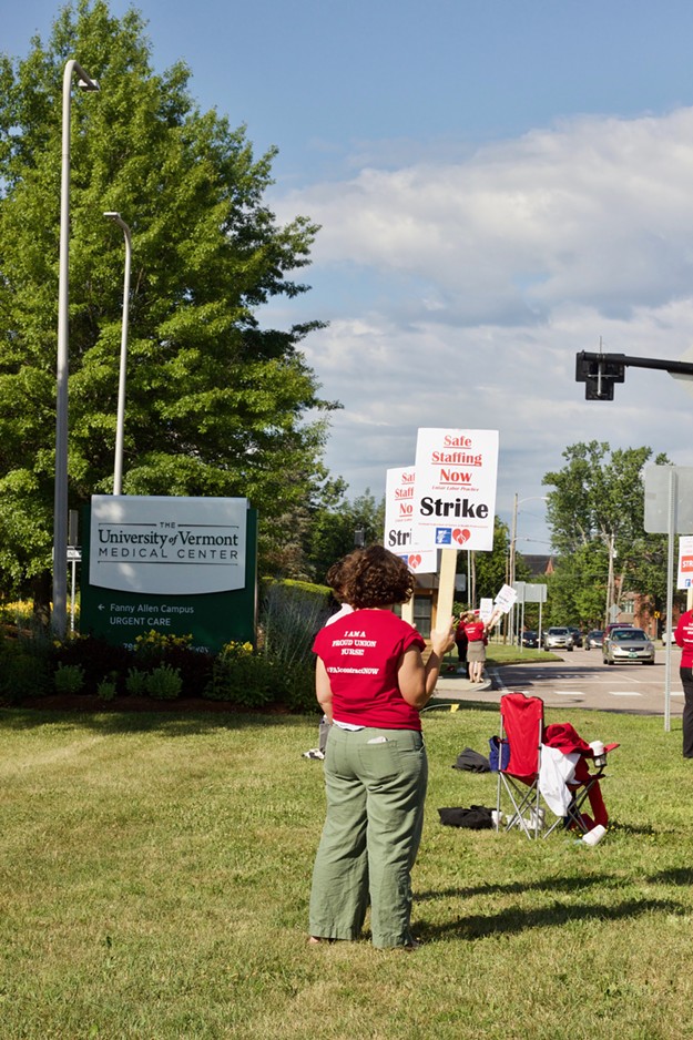 Photos: Nurses Strike at UVM Medical Center
