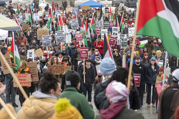 Free Palestine Rally in Montpelier