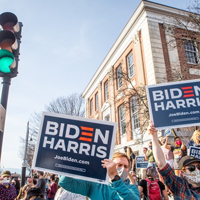Burlington Celebrates Biden and Harris' Victory