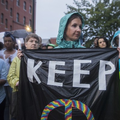 Photos: A Burlington Vigil and Protest for Alton Sterling and Philando Castile