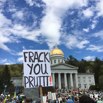 Images From the Climate Protest in Montpelier