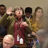 Rep. Cynthia Browning (D-Arlington) advocates Thursday on the House floor for limits on the cultivation of marijuana.