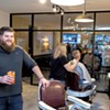 Cuts and Cocktails at the Barbershop in Burlington
