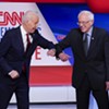Former vice president Joe Biden and Sen. Bernie Sanders preparing to debate Sunday night in Washington, D.C.