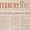 Media Note: <i>Waterbury Record</i> to Close